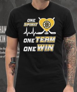 Boston Bruins One Spirit One Team One Win Shirt