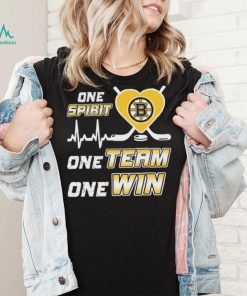 Boston Bruins One Spirit One Team One Win Shirt