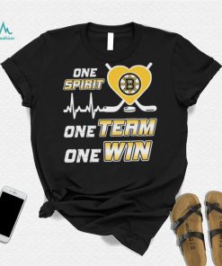 Boston Bruins One Spirit One Team One Win Shirt