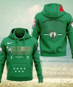 Boston Celtics 2023 NBA Playoffs Mantra Green Hoodie Sweatshirt 3D