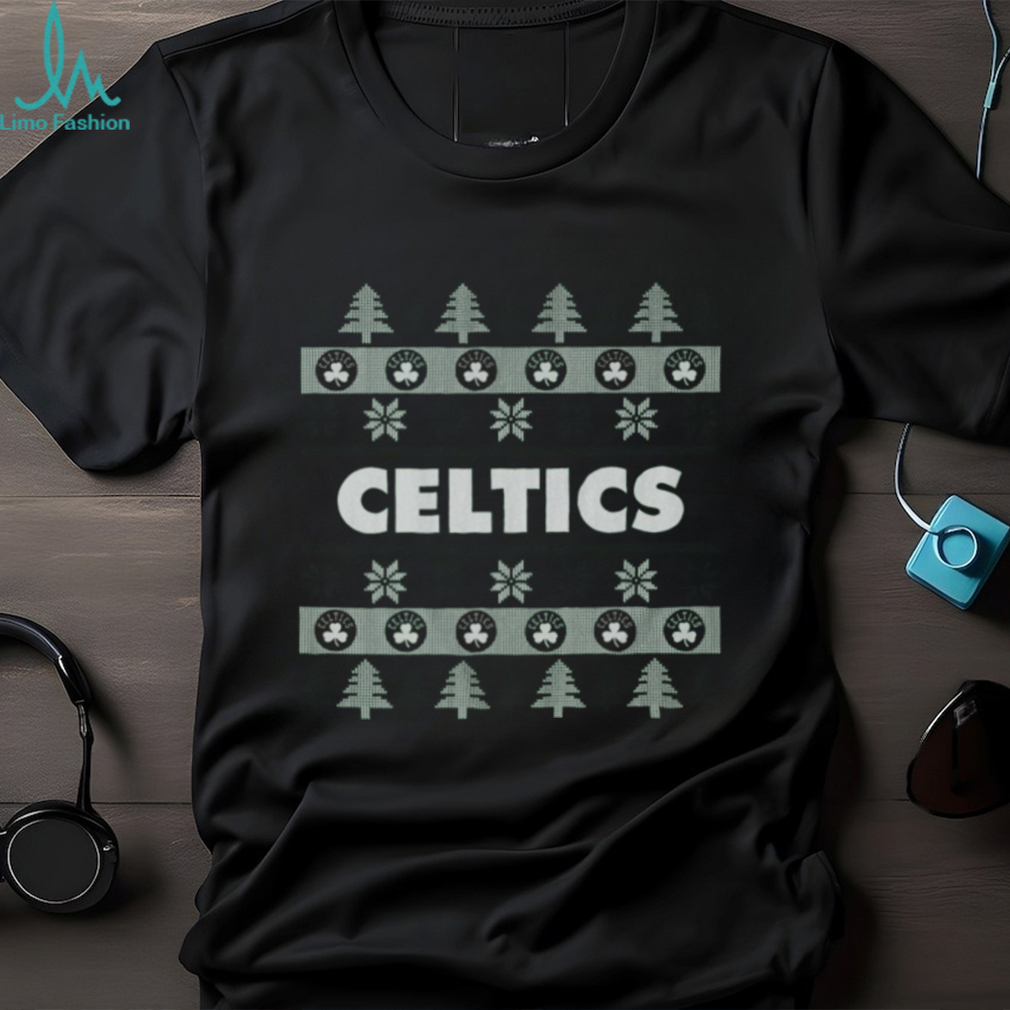 Boston Celtics Holiday Christmas Tree T Shirt Boston Celtics Holiday Christmas Tree T Shirt