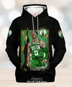 Boston Celtics Jayson Tatum Black Style Jogger Hoodie Sweatshirt 3D