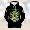 Boston Celtics Black Style V2 Jogger Hoodie Sweatshirt 3D