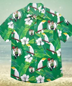 Boston Celtics NBA Mens Floral Hawaiian Shirt