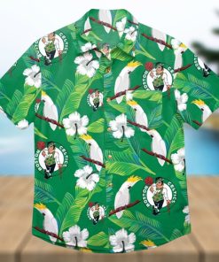 Boston Celtics NBA Mens Floral Hawaiian Shirt