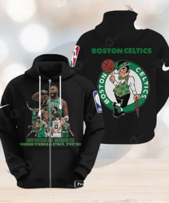 Boston Celtics NBA Unfinishedo Business 2023 Black Hoodie Sweatshirt 3D