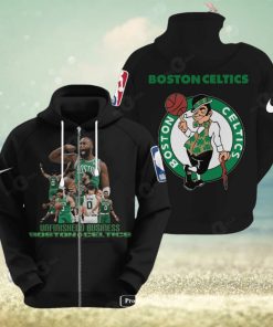 Boston Celtics NBA Unfinishedo Business 2023 Black Hoodie Sweatshirt 3D