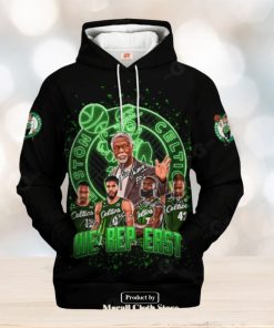 Boston Celtics We Rep Fast Black Signatures V2 Jogger Hoodie Sweatshirt 3D