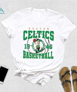 Boston Celtics basketball NBA est 1946 logo retro shirt