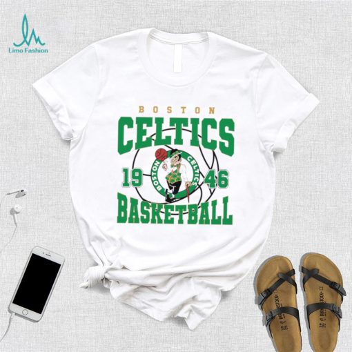 Boston Celtics basketball NBA est 1946 logo retro shirt