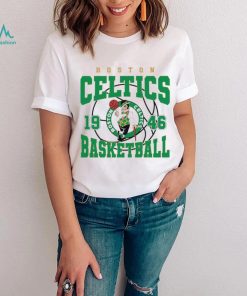 Boston Celtics basketball NBA est 1946 logo retro shirt