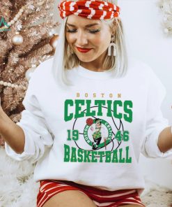 Boston Celtics basketball NBA est 1946 logo retro shirt