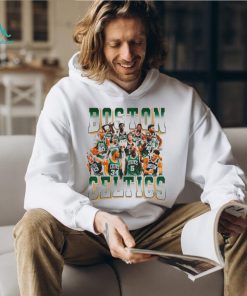 Boston Celtics legends players graphic shirt