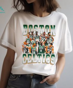 Boston Celtics legends players graphic shirt