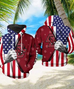 Boston College Eagles NCAA US FLag 3D Printed Hoodie