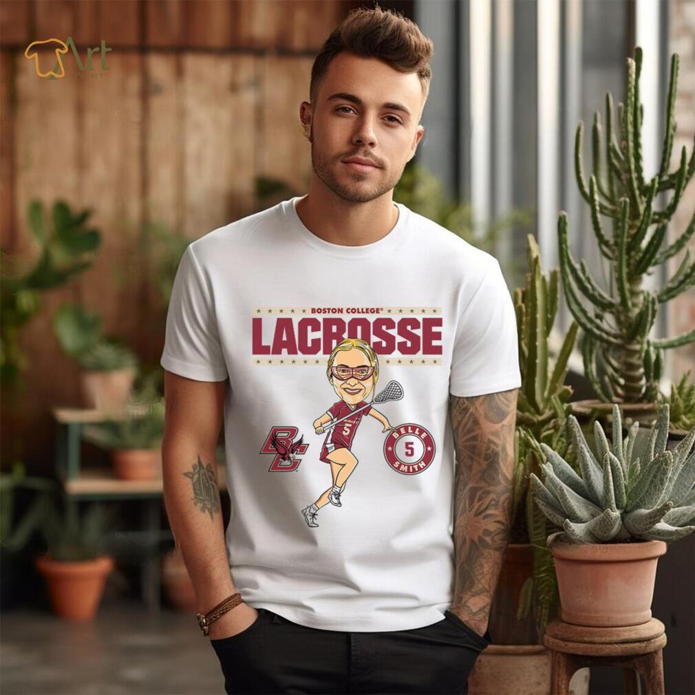 Boston College NCAA Women's Lacrosse Belle Smith On the Field T Shirt Boston College NCAA Women's Lacrosse Belle Smith On the Field T Shirt