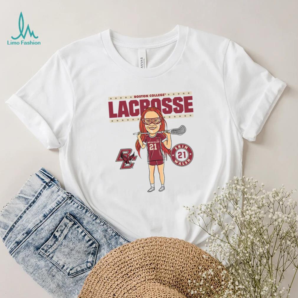Boston College NCAA Women’s Lacrosse Erin Walsh On the Field T Shirt Boston College NCAA Women’s Lacrosse Erin Walsh On the Field T Shirt