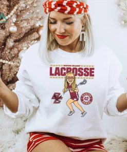 Boston College NCAA Women's Lacrosse Hunter Roman On the Field Hooded Shirt