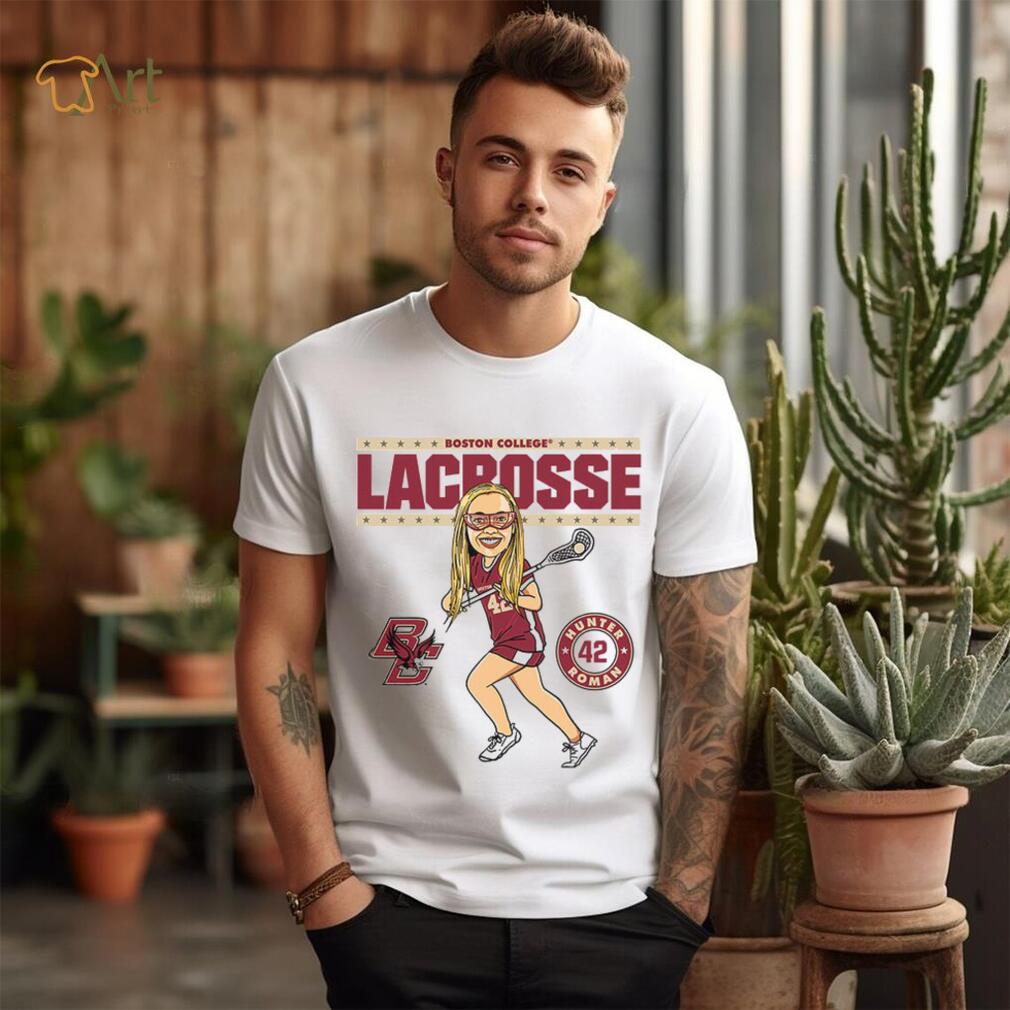 Boston College NCAA Women's Lacrosse Hunter Roman On the Field Hooded Shirt Boston College NCAA Women's Lacrosse Hunter Roman On the Field Hooded Shirt