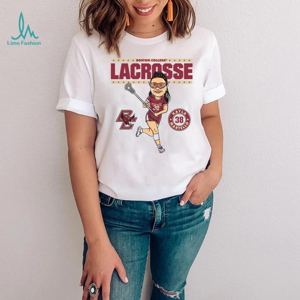 Boston College NCAA Women’s Lacrosse Kayla Martello On the Field T Shirt Boston College NCAA Women’s Lacrosse Kayla Martello On the Field T Shirt