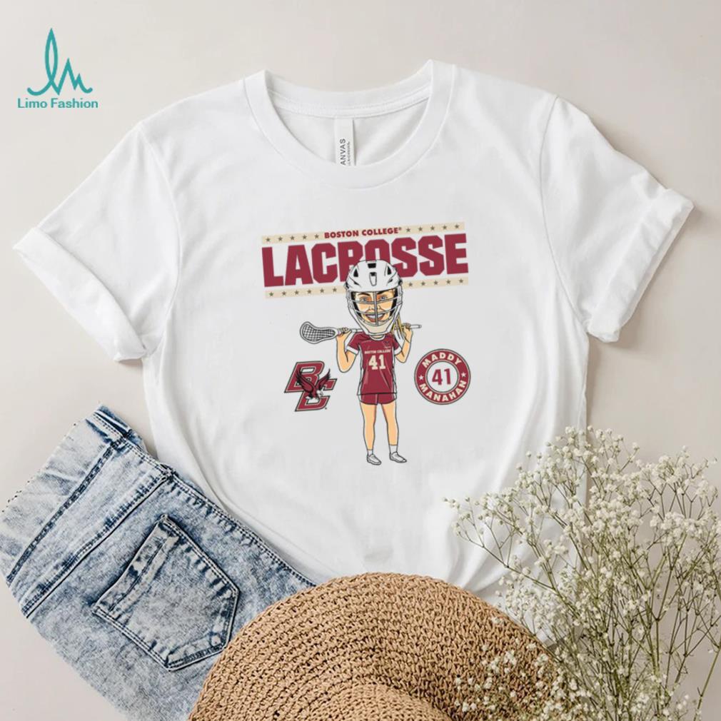 Boston College NCAA Women’s Lacrosse Maddy Manahan On the Field T Shirt Boston College NCAA Women’s Lacrosse Maddy Manahan On the Field T Shirt