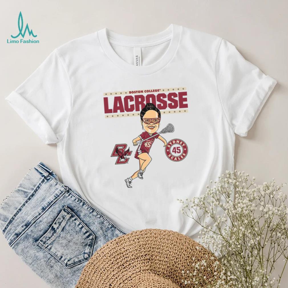 Boston College NCAA Women’s Lacrosse Sydney Scales On the Field T Shirt Boston College NCAA Women’s Lacrosse Sydney Scales On the Field T Shirt