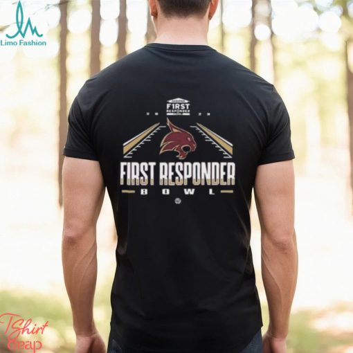 Bowl Texas State Bobcats 2023 Servpro First Responder At Gerald J Ford Stadium T Shirt