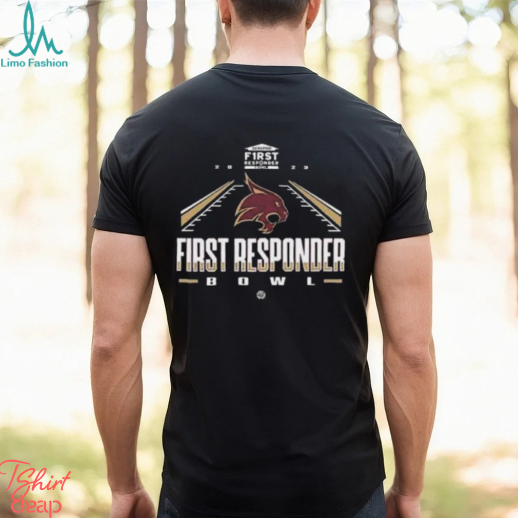 Bowl Texas State Bobcats 2023 Servpro First Responder At Gerald J Ford Stadium T Shirt Bowl Texas State Bobcats 2023 Servpro First Responder At Gerald J Ford Stadium T Shirt