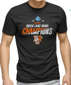 Bowling Green Falcons 2023 Quick Lane Bowl Champions Logo T Shirt