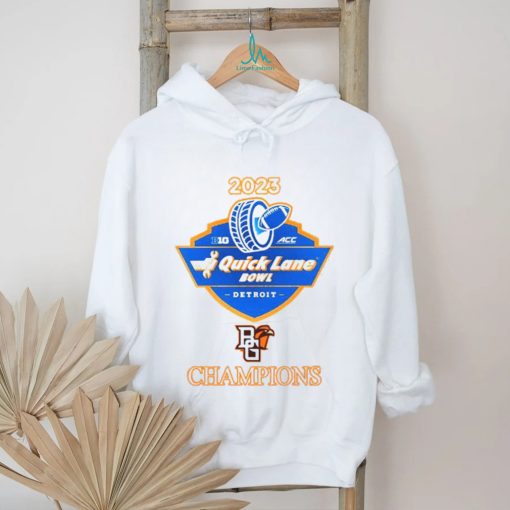 Bowling Green Falcons Football 2023 Quick Lane Bowl Champions Shirt