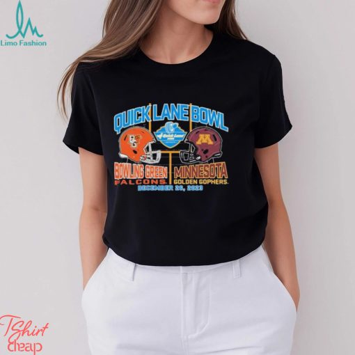 Bowling Green Falcons Vs Minnesota Golden Gophers 2023 Quick Lane Bowl Head To Head Shirt