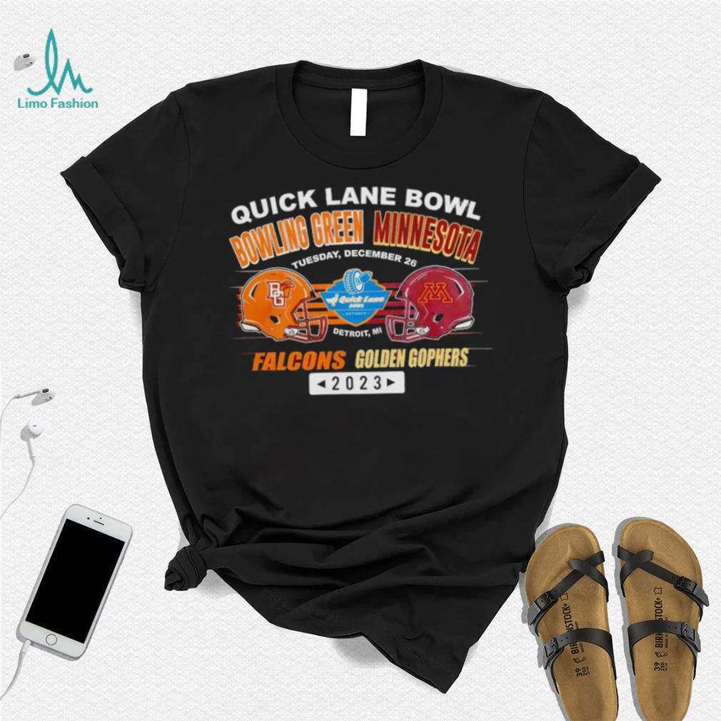 Bowling Green Falcons vs Minnesota Golden Gophers Quick Lane Bowl Game 2023 shirt Bowling Green Falcons vs Minnesota Golden Gophers Quick Lane Bowl Game 2023 shirt