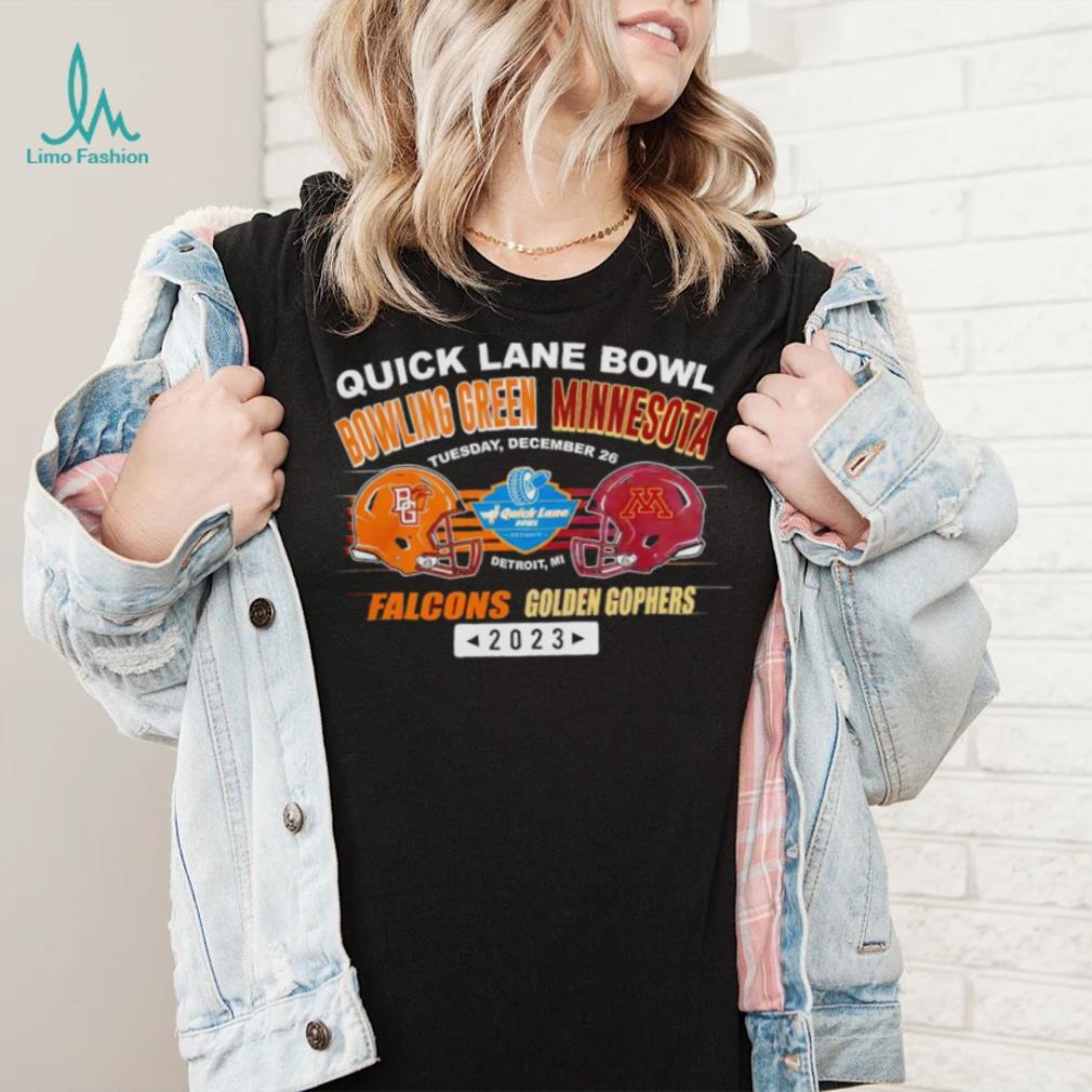 Bowling Green Falcons vs Minnesota Golden Gophers Quick Lane Bowl Game 2023 shirt Bowling Green Falcons vs Minnesota Golden Gophers Quick Lane Bowl Game 2023 shirt