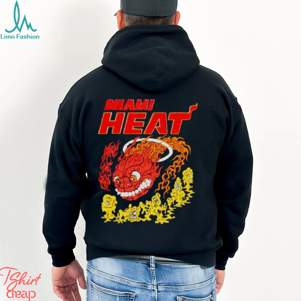 Brain Dead X Nba Miami Heat Shirt Brain Dead X Nba Miami Heat Shirt