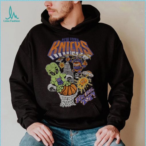 Brain Dead x NBA New York Knicks Flight Shirt