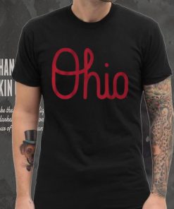 BreakingT Youth Ohio State Buckeyes Black Script T Shirt