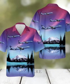 Breeze Airways Airbus A220 300 Hawaiian Shirt 3D Printed Aloha Summer Shirt