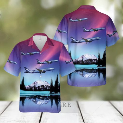 Breeze Airways Airbus A220 300 Hawaiian Shirt 3D Printed Aloha Summer Shirt