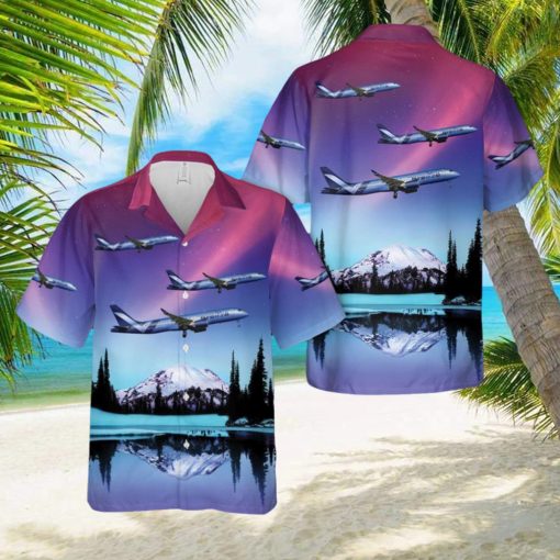 Breeze Airways Airbus A220 300 Hawaiian Shirt 3D Printed Aloha Summer Shirt