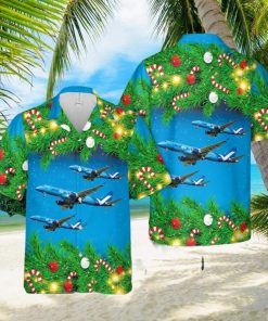 Breeze Airways E190 Christmas Hawaiian Shirt 3D Printed Aloha Summer Shirt