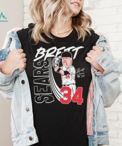 Brett Sears 34 Nebraska Cornhuskers baseball Pitcher shirt