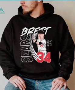 Brett Sears 34 Nebraska Cornhuskers baseball Pitcher shirt