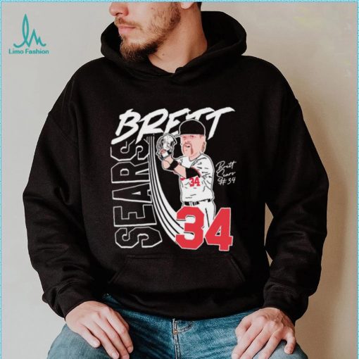 Brett Sears 34 Nebraska Cornhuskers baseball Pitcher shirt