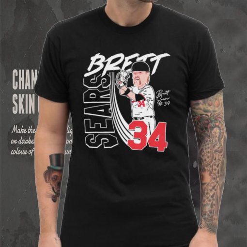 Brett Sears 34 Nebraska Cornhuskers baseball Pitcher shirt