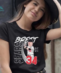 Brett Sears 34 Nebraska Cornhuskers baseball Pitcher shirt