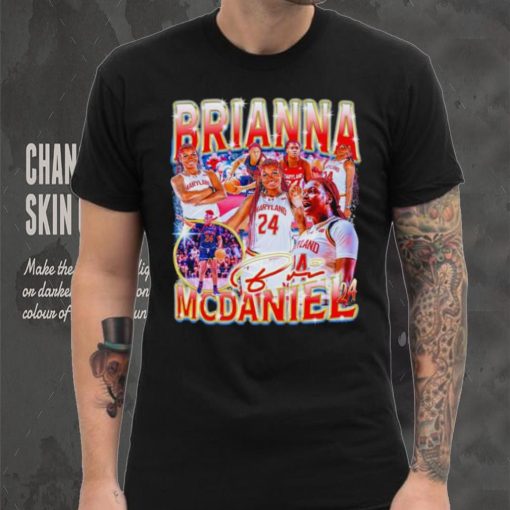 Brianna McDaniel 24 Maryland Terrapins vintage shirt
