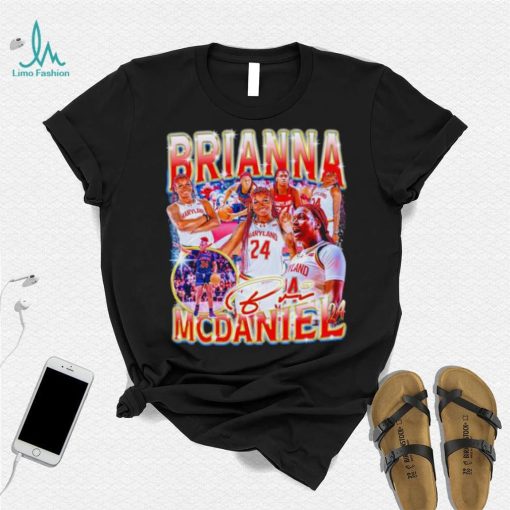 Brianna McDaniel 24 Maryland Terrapins vintage shirt