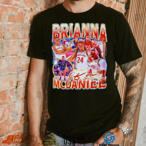 Brianna McDaniel 24 Maryland Terrapins vintage shirt