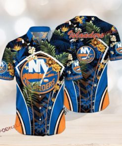 Bright Aloha Style New York Islanders Hawaiian Shirt