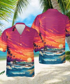 British C class submarine Coconut Tree Hawaiian Shirt Men And Women Gift Aloha Beach Holiday